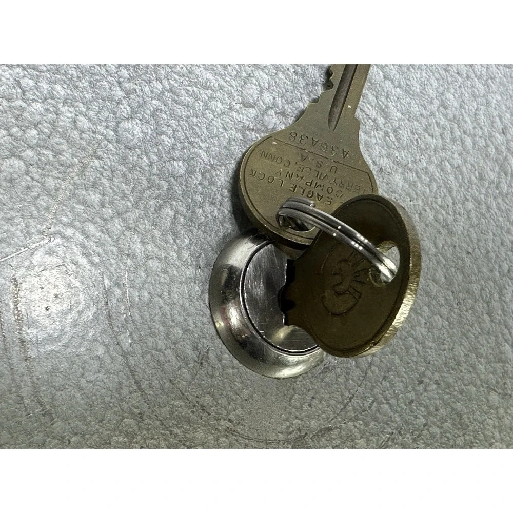 Vintage Rockaway Metal Products Fire Resistant Safe‎ Lock Box Keys